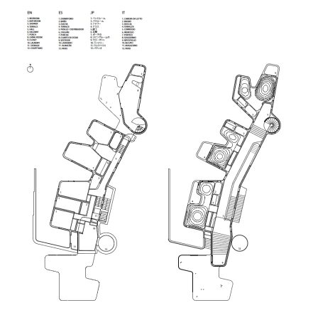 Sanierung, Umbau, J�rgen Mayer H, J. Mayer H., Ignacio Peydro, Isabel Collado, Beton, flie�ende Formen, wei�e Fassade, Ferienhaus in La Coruna, Wohnhaus in Spanien, Dosis de Arquitectura: Casa V, Oleiros, La Coruna, Spain