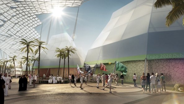 Masterplan für Expo 2020 in Dubai