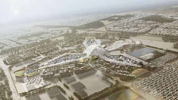 Masterplan für Expo 2020 in Dubai