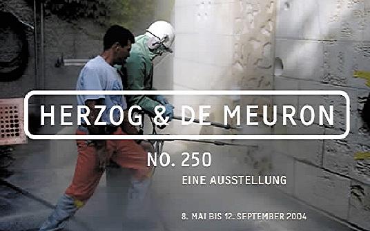Herzog & de Meuron-Ausstellung im Schaulager Basel