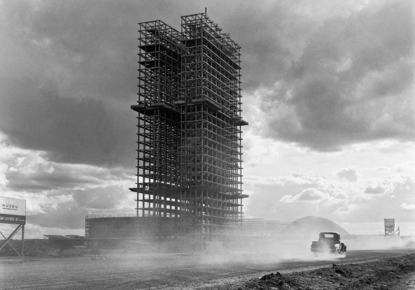 Marcel Gautherot, Bau des Nationalkongresses, 1958