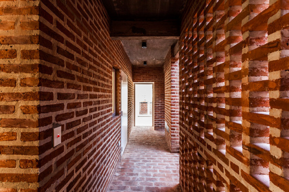 Wohnhaus, Backstein, estudiotrama, arqtipo, Buenos Aires, Argentinien