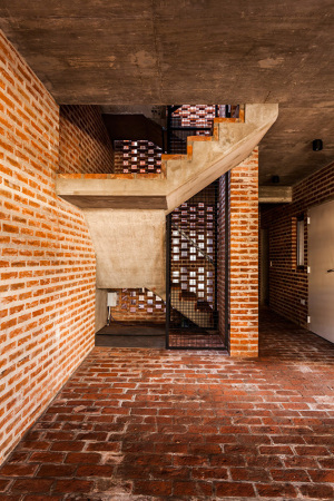 Wohnhaus, Backstein, estudiotrama, arqtipo, Buenos Aires, Argentinien