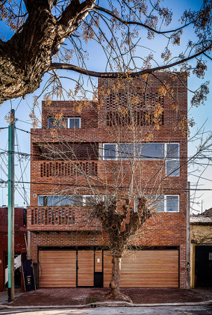 Wohnhaus, Backstein, estudiotrama, arqtipo, Buenos Aires, Argentinien