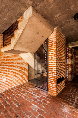 Wohnhaus, Backstein, estudiotrama, arqtipo, Buenos Aires, Argentinien