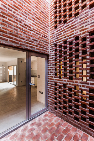 Wohnhaus, Backstein, estudiotrama, arqtipo, Buenos Aires, Argentinien