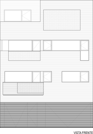 Wohnhaus, Backstein, estudiotrama, arqtipo, Buenos Aires, Argentinien