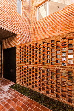 Wohnhaus, Backstein, estudiotrama, arqtipo, Buenos Aires, Argentinien