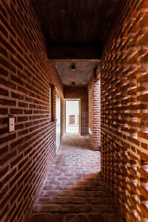 Wohnhaus, Backstein, estudiotrama, arqtipo, Buenos Aires, Argentinien