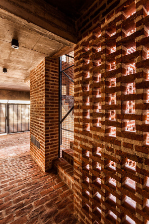 Wohnhaus, Backstein, estudiotrama, arqtipo, Buenos Aires, Argentinien