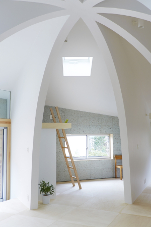 Tochigi; Hiroyuki Shinozaki Architects; Fumihiko Ikemoto; Achteck; Strahlen; Rundbgen; Einfamilienhaus; eingeschossig; House I