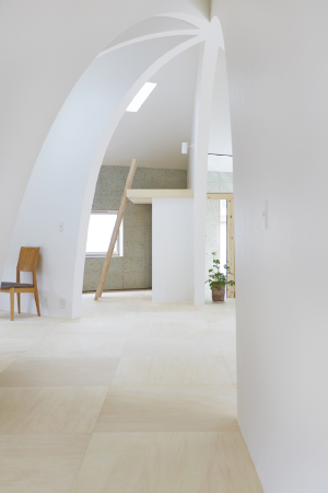 Tochigi; Hiroyuki Shinozaki Architects; Fumihiko Ikemoto; Achteck; Strahlen; Rundbgen; Einfamilienhaus; eingeschossig; House I