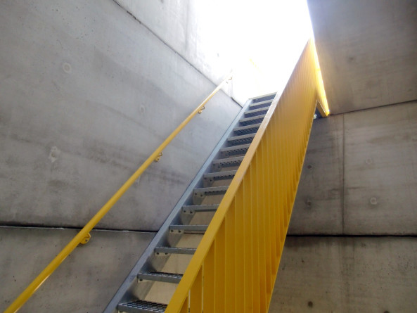 Adventure tower, Ateliereen Architecten, Zoelen, Mendelsohn, Beldert Beach, Grnes Herz, Kiosk, Kletterturm, Strand, Betonfertigteile