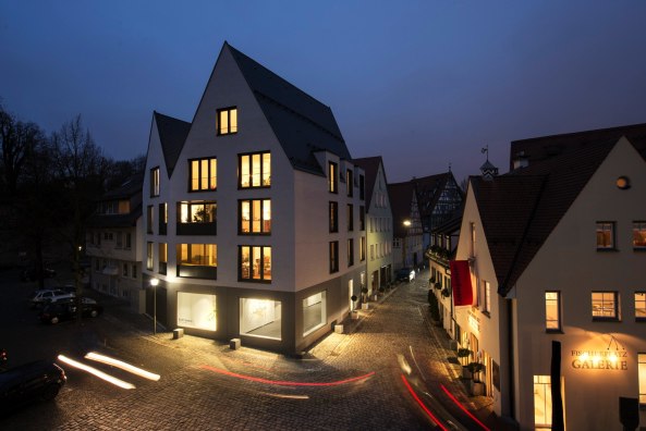 Wohnhaus mit Galerie, Ulm, Fischergasse, Bottega Ehrhardt, Hartl