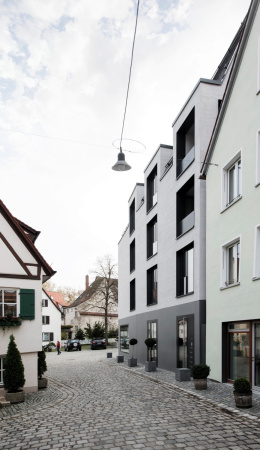 Wohnhaus mit Galerie, Ulm, Fischergasse, Bottega Ehrhardt, Hartl