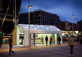 Kiosk, Bar, LG arquitectos, Madrid, Spanien