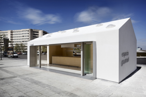 Kiosk, Bar, LG arquitectos, Madrid, Spanien