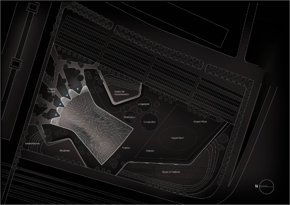 Graft Architekten; J. Mayer H. Architekten; Sauerbruch Hutton; Ludloff+Ludloff; Claudius Pratsch; Apassionata; Pferde-Show; Wettbewerb;