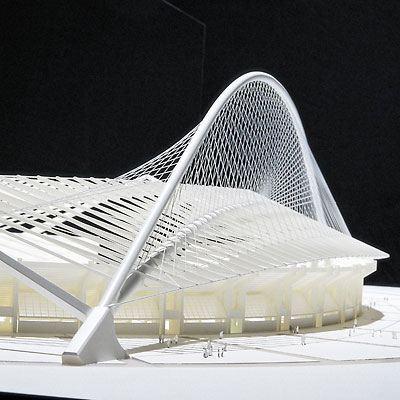 Calatrava-Dach am Athener Olympiastadion