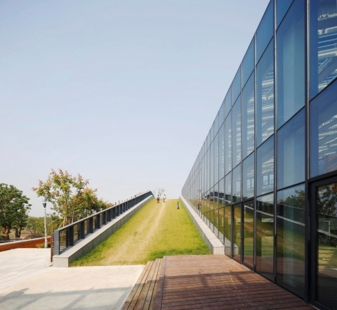 Xixi Park, Wetland Park, Besucherzentrum, RhineScheme Architekten, Westsee, Hangzhous, ifes, SunLay Design, Leed Award Platin
