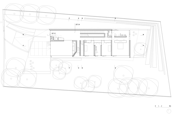 Wiel Arets, Jellyfish House, Marbella, Jan Bitter, Beton, Glas, Pool, Costa del Sol, Villa in Spanien, spektakulre Huser, Wohnhaus, Architektur, movie, film, Hollywood, Pool auf dem Dach, cool architecture