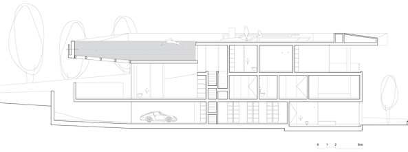 Wiel Arets, Jellyfish House, Marbella, Jan Bitter, Beton, Glas, Pool, Costa del Sol, Villa in Spanien, spektakulre Huser, Wohnhaus, Architektur, movie, film, Hollywood, Pool auf dem Dach, cool architecture