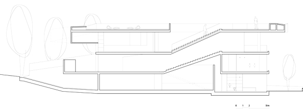 Wiel Arets, Jellyfish House, Marbella, Jan Bitter, Beton, Glas, Pool, Costa del Sol, Villa in Spanien, spektakulre Huser, Wohnhaus, Architektur, movie, film, Hollywood, Pool auf dem Dach, cool architecture