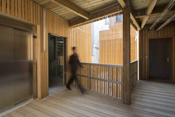 sozialer Wohungsbau, Paris, Holzbau, KOZ architectes