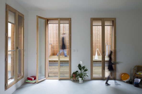 sozialer Wohungsbau, Paris, Holzbau, KOZ architectes