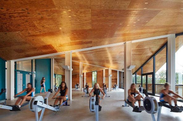 Studio Gang Architectes, Chicago, Clark Park, Chicago Rowing Foundation, Ruderclub in Chicago, Jeanne Gang, Holz, Fachwerk