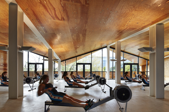 Studio Gang Architectes, Chicago, Clark Park, Chicago Rowing Foundation, Ruderclub in Chicago, Jeanne Gang, Holz, Fachwerk