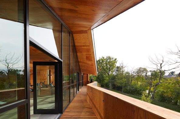 Studio Gang Architectes, Chicago, Clark Park, Chicago Rowing Foundation, Ruderclub in Chicago, Jeanne Gang, Holz, Fachwerk