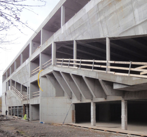 Raumzeit Architekten, Richtfest fr Hrsaalzentrum in Kassel, Hrsaal Campus Center, Uni Kassel