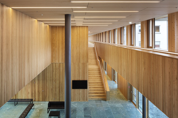 B�rohaus, Verwaltung, nachhaltiges Bauen, Hermann Kaufmann Architekten, Vandans, Vorarlberg, �sterreich, Illwerke, Wasserkraftwerk