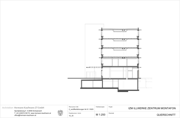 B�rohaus, Verwaltung, nachhaltiges Bauen, Hermann Kaufmann Architekten, Vandans, Vorarlberg, �sterreich, Illwerke, Wasserkraftwerk