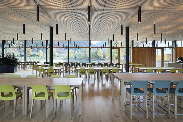 B�rohaus, Verwaltung, nachhaltiges Bauen, Hermann Kaufmann Architekten, Vandans, Vorarlberg, �sterreich, Illwerke, Wasserkraftwerk