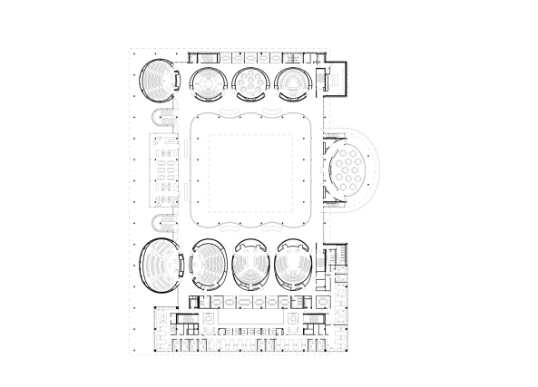 Foster Partners, Yale University, School of management, Universitt, Hochschulgebude, Norman Foster, Institutsgebude, Wirtschaftswissenschaften, Glasfassade, Transparenz, Buro Happold, Gruzen Samton