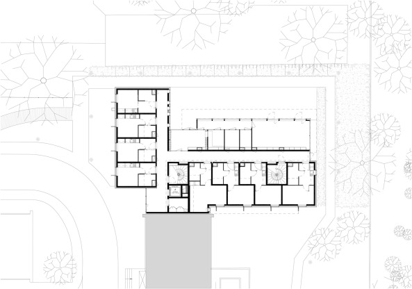 Ithaques, Atelier WRA, Studentenwohnheim, Wohneim, Holzhaus, Holztragwerk, Holzfassade, Gartenhaus, Whild rabbits architecture
