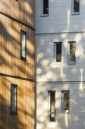 Ithaques, Atelier WRA, Studentenwohnheim, Wohneim, Holzhaus, Holztragwerk, Holzfassade, Gartenhaus, Whild rabbits architecture