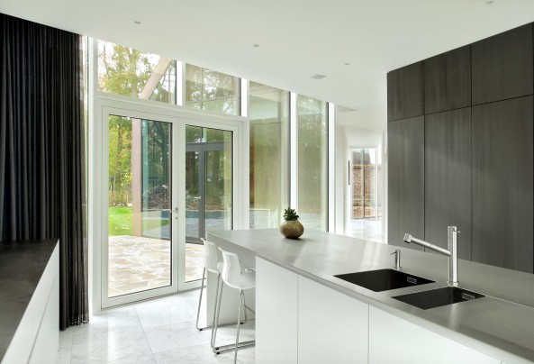 Einfamilienhaus, Kupferfassade, Graux & Baeyens architects, Gent, Belgien