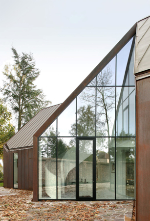 Einfamilienhaus, Kupferfassade, Graux & Baeyens architects, Gent, Belgien