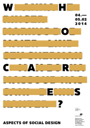 Symposium, Who cares? Aspekte sozialer Gestaltung, Weienhof-Institut, Stuttgart