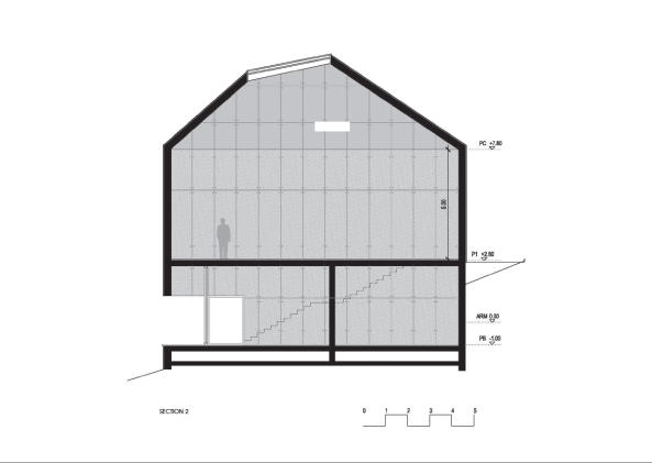Eduardo Arranz-Bravo, Atelier in Barcelona, Beton, Hang, Wald, Tibidabo, Bauten f�r die Kunst, Architekten bauen f�r K�nstler, Jordi Garces, Malerei, Studio, K�nstlerstudio, Arranz Bravo