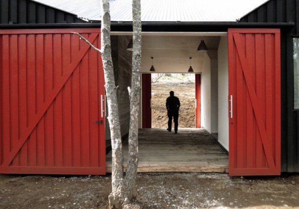 Wochenendhaus, Chile, MAPA Architects, MR House, Cristian Larran, Matas Madsen, Bernardo Valds, Schuppen, Holzschuppen