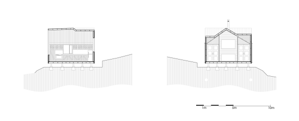 Wochenendhaus, Chile, MAPA Architects, MR House, Cristian Larran, Matas Madsen, Bernardo Valds, Schuppen, Holzschuppen