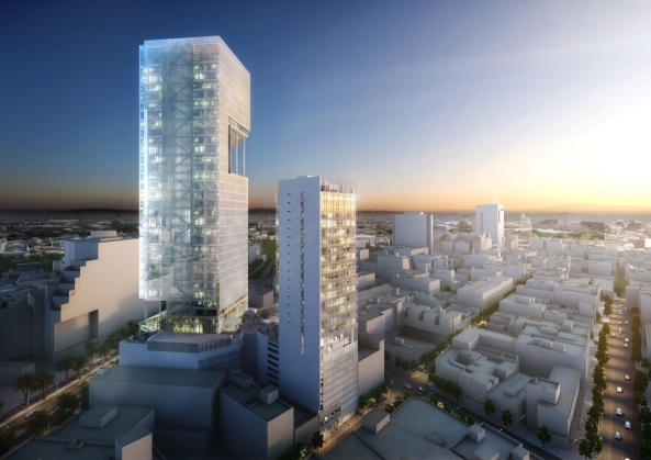 Reforma Towers; Paseo de la Reforma; Richard Meier & Partners; Mexiko Stadt;