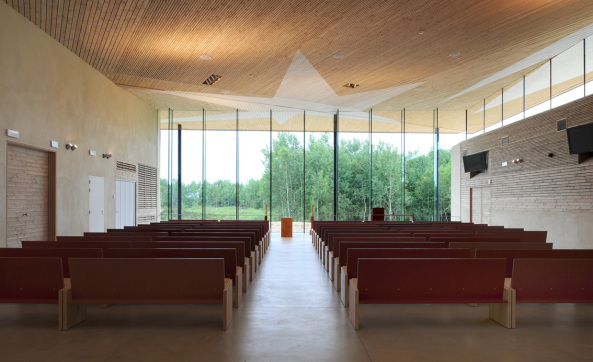 Krematorium, Bestattungszentrum, Friedhof, Dethier Architecture, Erik Dhont, Nicolas Kozakis, Belgien, Welkenraedt