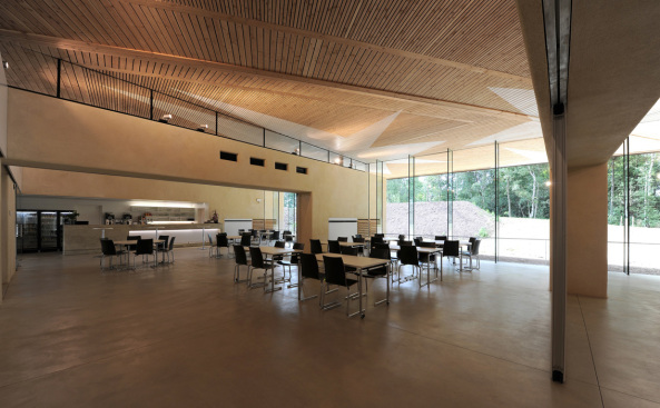 Krematorium, Bestattungszentrum, Friedhof, Dethier Architecture, Erik Dhont, Nicolas Kozakis, Belgien, Welkenraedt