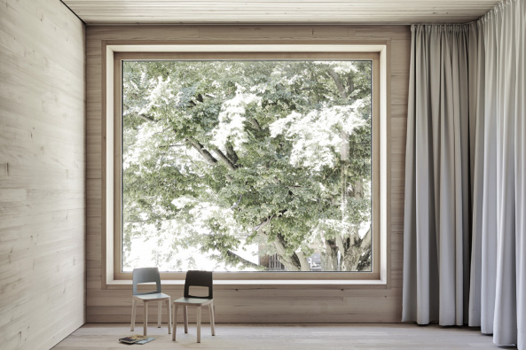 Bernardo Bader, Kindergarten Susi Weigel, Architektur fr Kinder, Bernado Bader, Bludenz, Kita,Tagessttte, Kinderhaus, Passivhaus, Passivbauweise, Holz, Holzbau, Susi Weigel, Stadt Bludenz, Das kleine Ich bin Ich, Kinderbuch, Kindergarten in sterreich