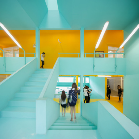 Studentenzentrum, Universitt Bangkok, Supermachine Studio, Pitupong Chaowakul